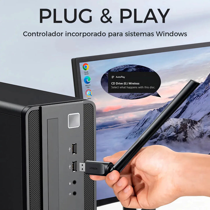 Antena Adaptador Wifi Usb 2.0 Inalambrica