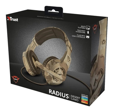 Auriculares gamer Trust GXT Radius GXT 310 desert camo