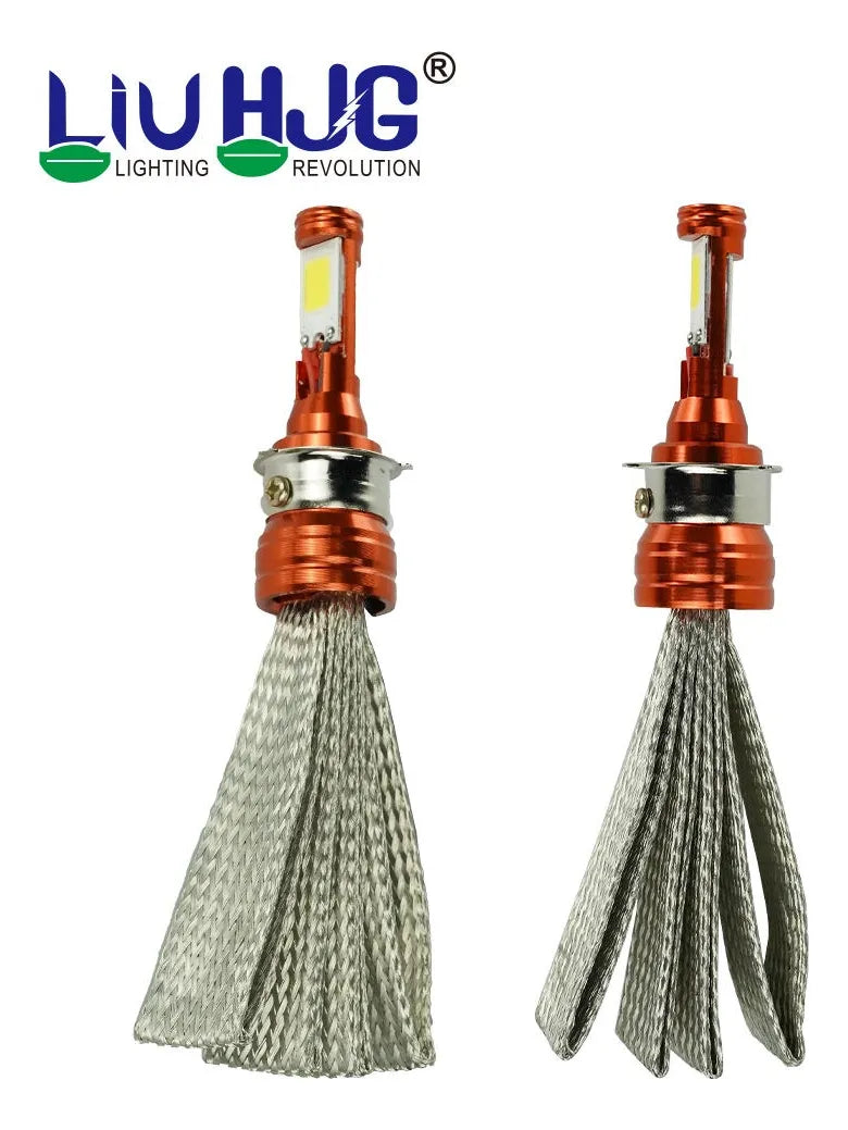 Bombillo Farola Led 8000lm Disipador Calor Motos Ac/dc 12v