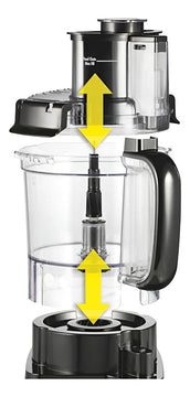 Procesador De Alimentos 12 Tazas Color Negro