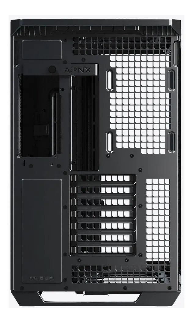 Gabinete Gamer Apnx V1 Negro Wood Maxima Calidad Alta Gama