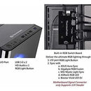 Thermaltake Ca1k800m1wn01 V200 Tg Rgb Atx Mid Tower Chasis P Negro