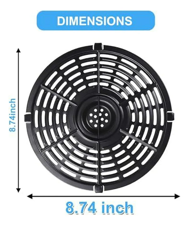 Plato Grill Gcq Para Air Fryer Power Xl 5qt, 8 7'' Antiadher