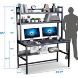 Escritorio Para Computadora Con Gabinete Y Estanterías