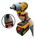 Pistola Impacto Inalambrica 1/2 Con 2 Baterias Y Herramienta