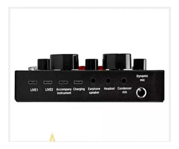 Kit Micrófono Profesional De Condensador + Tarjeta Sonido V8 Aleatorio