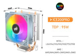 COOLER CPU AIGO ICE200PRO RGB para procesadores Intel y Amd