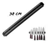 Soporte Magnetico Iman Para Cuchillos Cocina 38 Cm De Lujo Negro