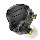 Audífonos Kz Zs10 Pro X Con Micrófono Monitores In Ear Pin C Negro