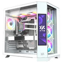 Gabnete Xyz Neutron White 4fans A-rgb 120mm Controlador Dual Blanco