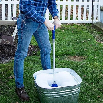 Lavadora Manual De Ropa Émbolo Agitador Portátil De Lavado