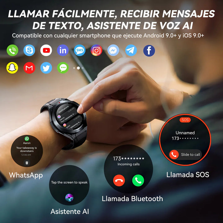 Cubot Reloj Smartwatch Gt1 Resistente Al Agua Llamadas Gps