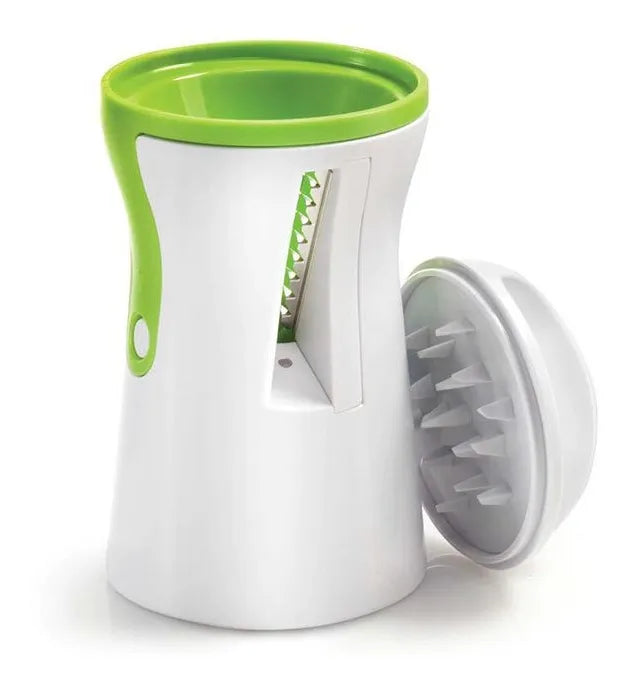 Rallador Verduras Vegetales Espiral 3 En 1 Acero Inoxidable