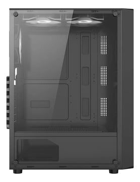 Gabinete Gamer Iceberg Flow C Dark Edition 6 Fans No Led Color Negro