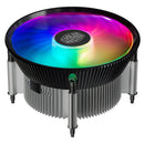 Enfriador De Aire Cooler Master I70c Lga1700 Argb Intel De Bajo Perfil Para Cpu, Aletas De Aluminio Negro Anodizado, Base De Inserción De Cobre, Soporte De Cpu Tdp De 95 W, Ventilador Argb De 3 Pines