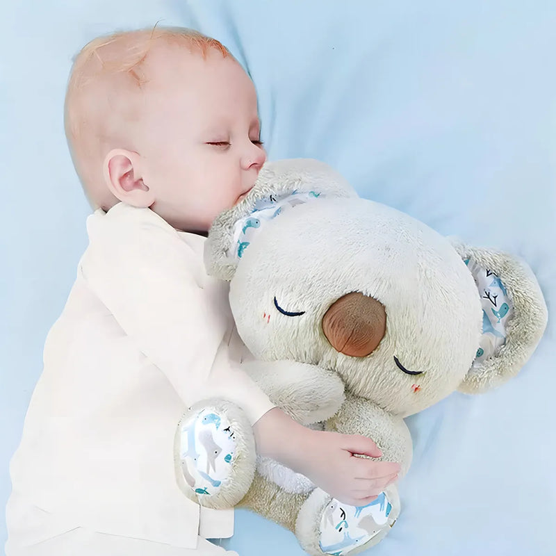 El Sueño De Los Niños: Koala Que Late, Brilla Y Respira Color Gris