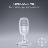 Micrófono Razer Seiren V3 Mini Ultra Compacto Usb Color Blanco