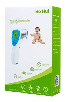 Termómetro Infrarrojo Digital Bo Hui T-168 Con Certificado Púrpura
