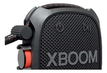 Parlante LG Xboom Xg2t Resistente Al Polvo Y Agua Negro