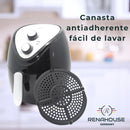 Air Fryer 4.5 L Negro 7 Modos Freidora Aire Hogar Renahouse