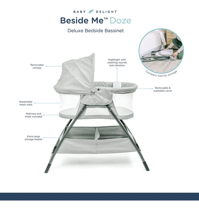 Baby Delight Beside Me Doze Deluxe - Moiss Para Beb, Mesita