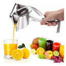 Exprimidor En Acero Extractor Manual De Naranjas Y Frutas Gris