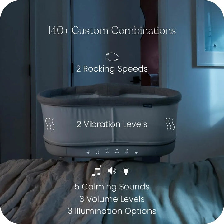 Cuna Smart Bassinest 3.0 Ultra Silenciosa Y Conectada