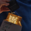 Luces Navideñas Guirnalda 12metros 100 Led Con Energía Solar Luz Cálida