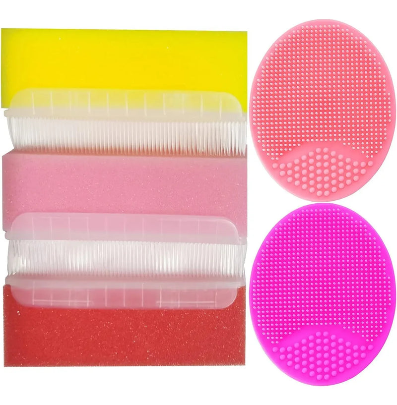 Esponjas De Bano De Bebe Para Recien Nacidos, Cepillo Para C