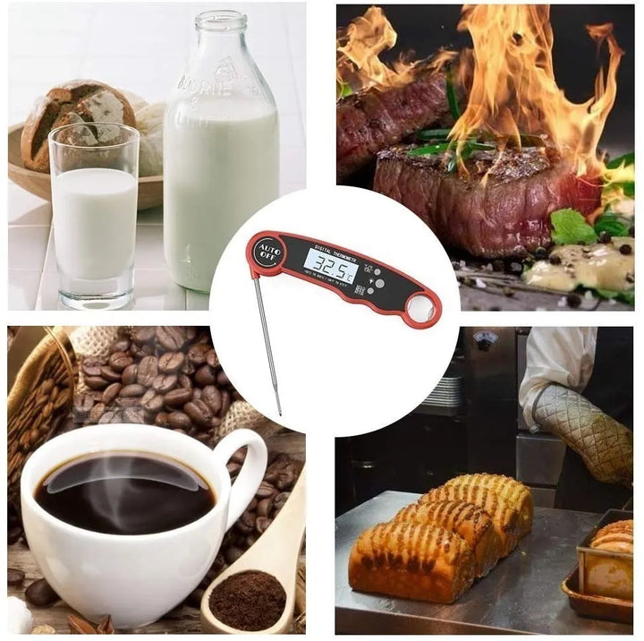 Termometro Digital De Punzon Con Abrebotellas 50c-300c Luz