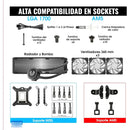 Enfriamiento Liquido Pc 360 Mm Argb Lga 1700 Am5 1200 Negro