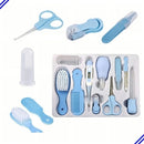 Kit de Higiene para Bebé Recién Nacido 10 Piezas Cepillo Peine Termómetro Color Azul