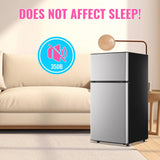 Mini Refrigerador Retro Doble Puerta Para Apartamento