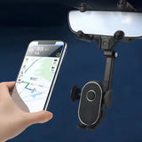 Soporte Celular Espejo Retrovisor Carro 360 Rotación Holder