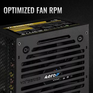 Fuente De Poder Pc Aerocool Vx550 Plus 110v Negra Negro