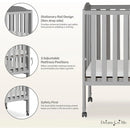 Cuna Portátil 2 En 1 Ultra Compacta Y Segura