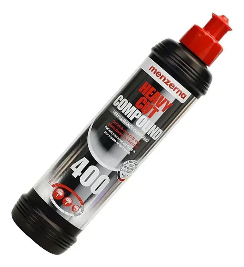 Menzerna 400 - Heavy Cut Compound 250ml - Paso 1 Corte Alto
