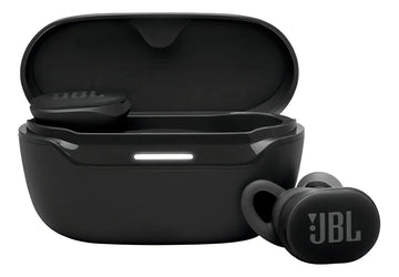 Auriculares deportivos Bluetooth Jbl Endurance Race 2, color negro