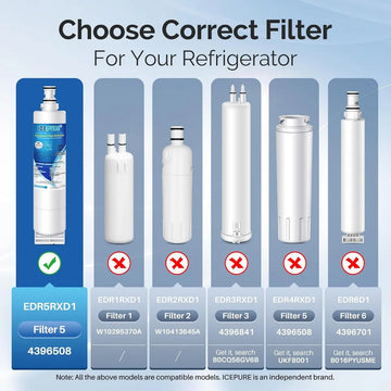 Filtro Agua Compatible Con Whirlpool Wk9001q, No5 4396510