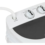 Mini Lavadora Doble Tina De 13 Libras, Compacta Portátil