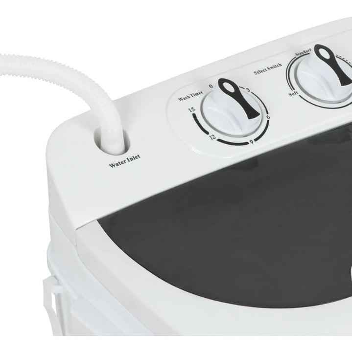 Mini Lavadora Doble Tina De 13 Libras, Compacta Portátil