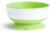 Platos Munchkin Bowl De Succión Antiderrame X 3 Unidades Amarillo / Verde / Azul Liso
