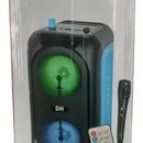 Parlante Bluetooth Portátil Cabina Sonido Fm Usb Micrófono Negro