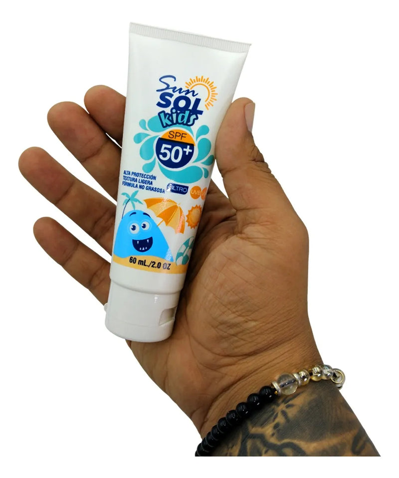Protección Solar Sun Sol Kids Spf50+ Alta Protección 60ml
