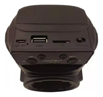 Parlante Portátil Inalámbrico Bluetooth Fm Tf Recargable Rgb