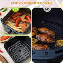 Mt&amp;l Air Fryer - Revestimiento De Papel Cuadrado De...