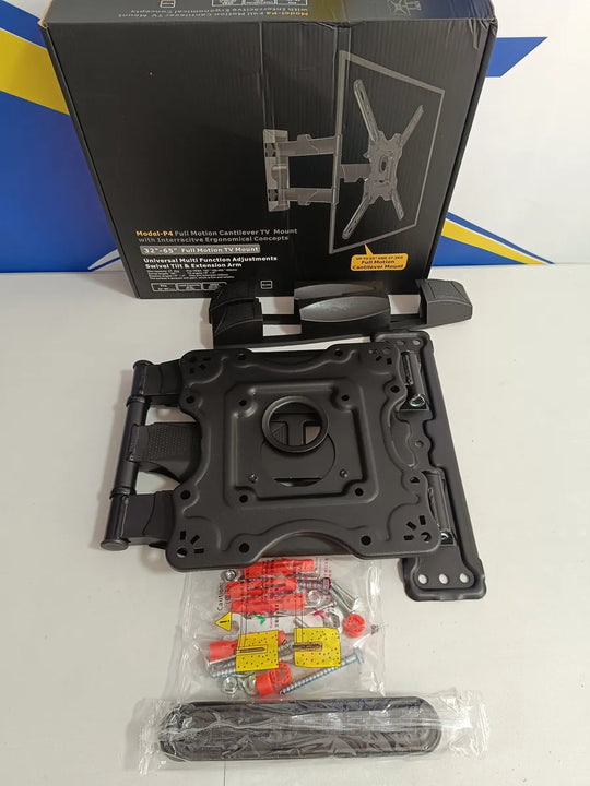 Soporte Televisor P4 Tv Pared 32-65 Pulgadas Fino Grueso Negro