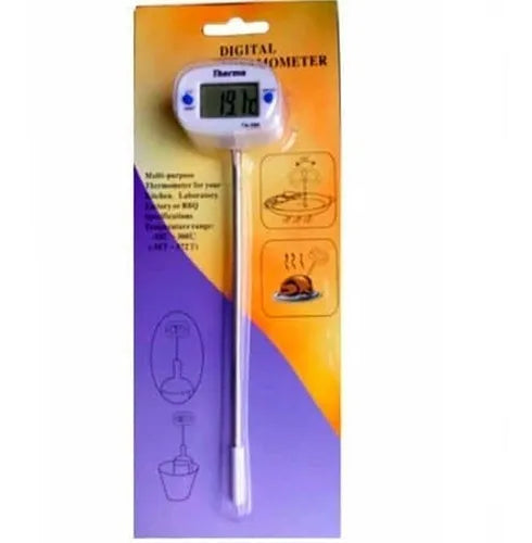 Termómetro Digital Punzón Multiuso Ta-288 50c-300c + Batería Blanco