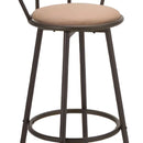 Silla Alta De Bar Giratoria Silla Para Bar Alta Premium Color Cafe
