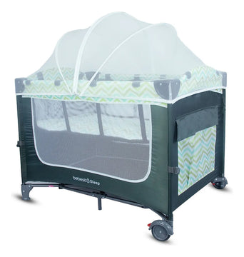 Cuna Corral Colecho Para Bebe Con mosquitero Sleep 2 en 1 Bebesit Incluye Bolsa de viaje